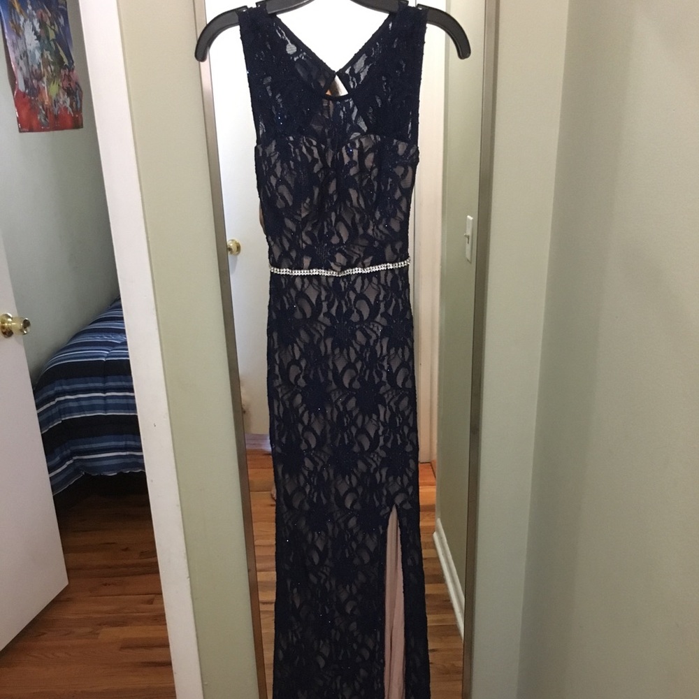 Blue dress